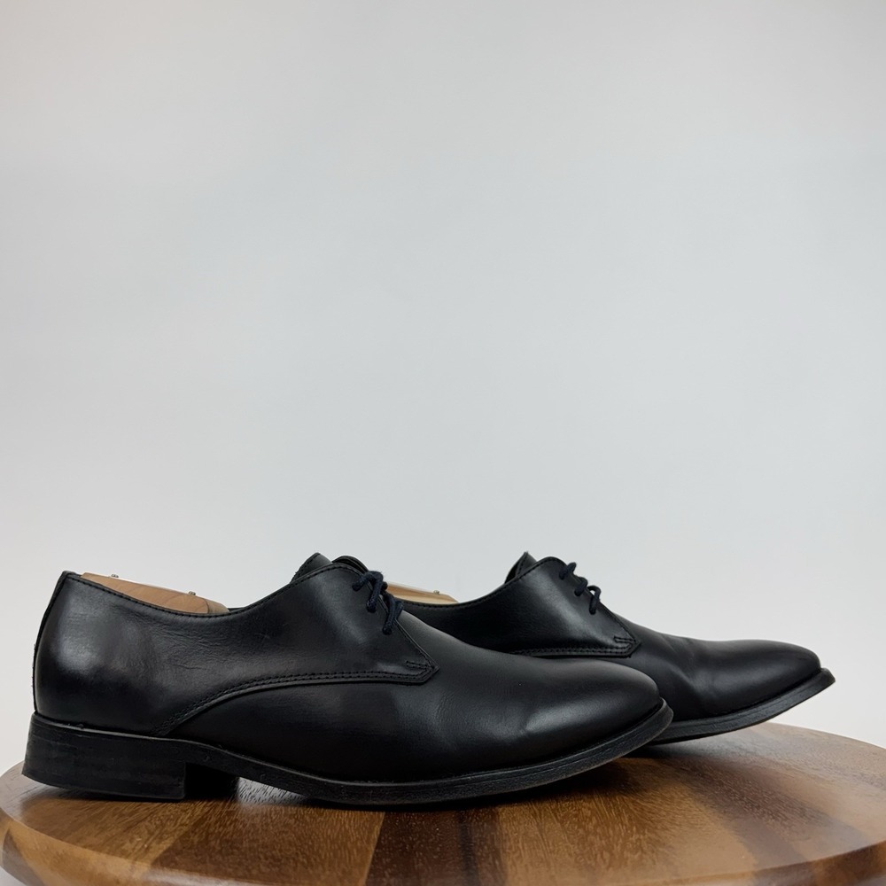 Mens Paul Smith Levene Black Acapulco Calf‎ Leather Dress Shoes Oxfords Size 7 D